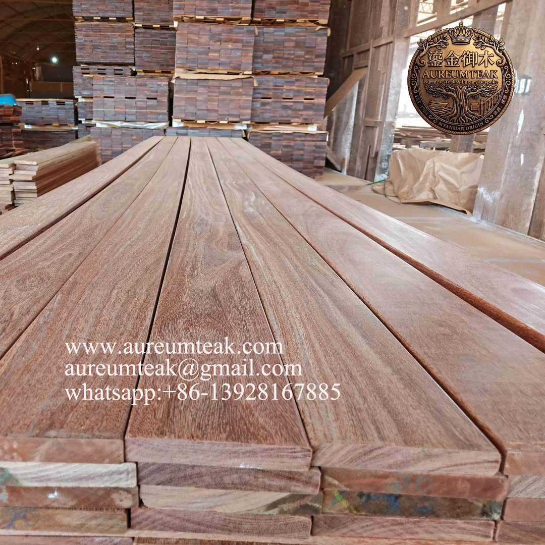Wholesale Premium Natural Golden Burma Teak Wood Logs & Lumber | High-End Joinery, Luxury Interiors & Furniture Grade Timber by Aureum Teak